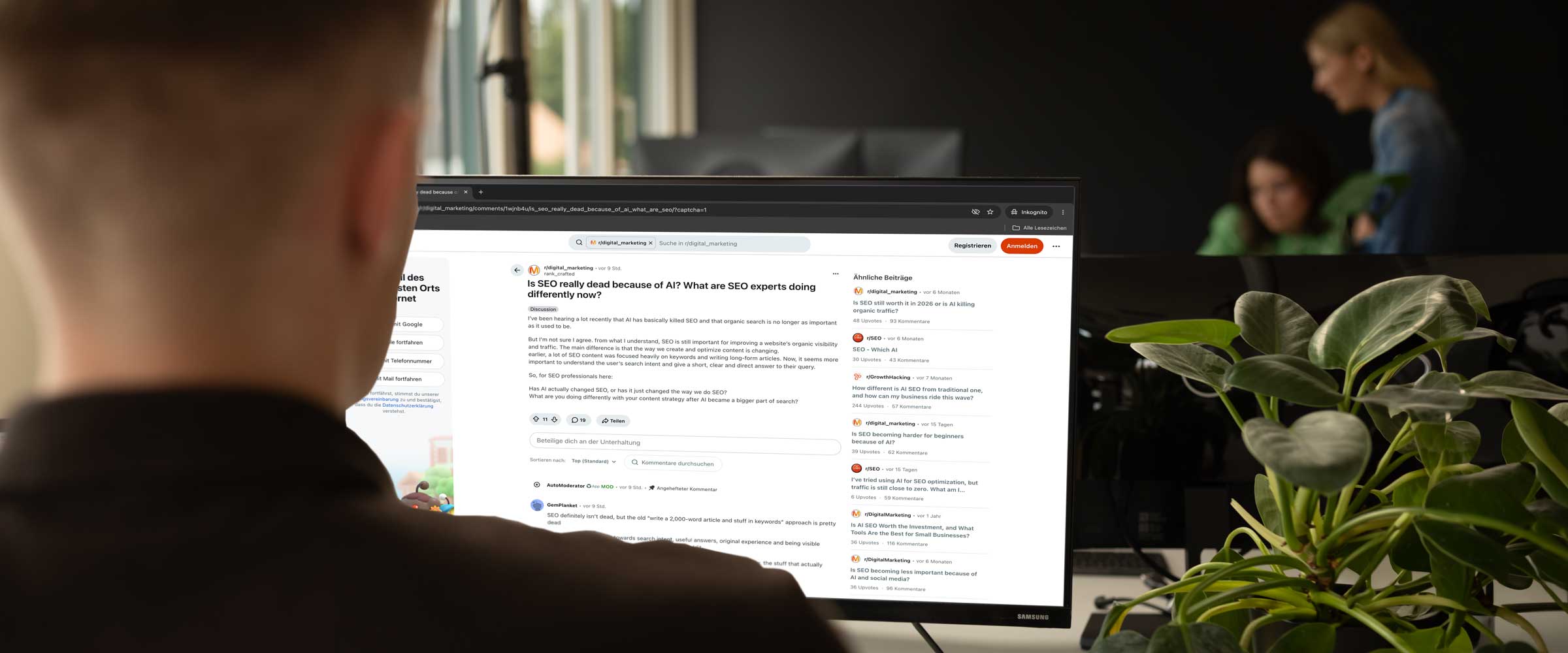 Titelbild: Reddit als SEO- und KI-Zitationsquelle