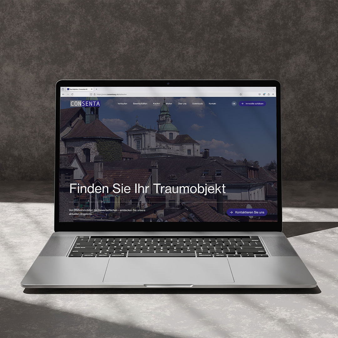 Corporate Website mit Immobilienbewertungstool