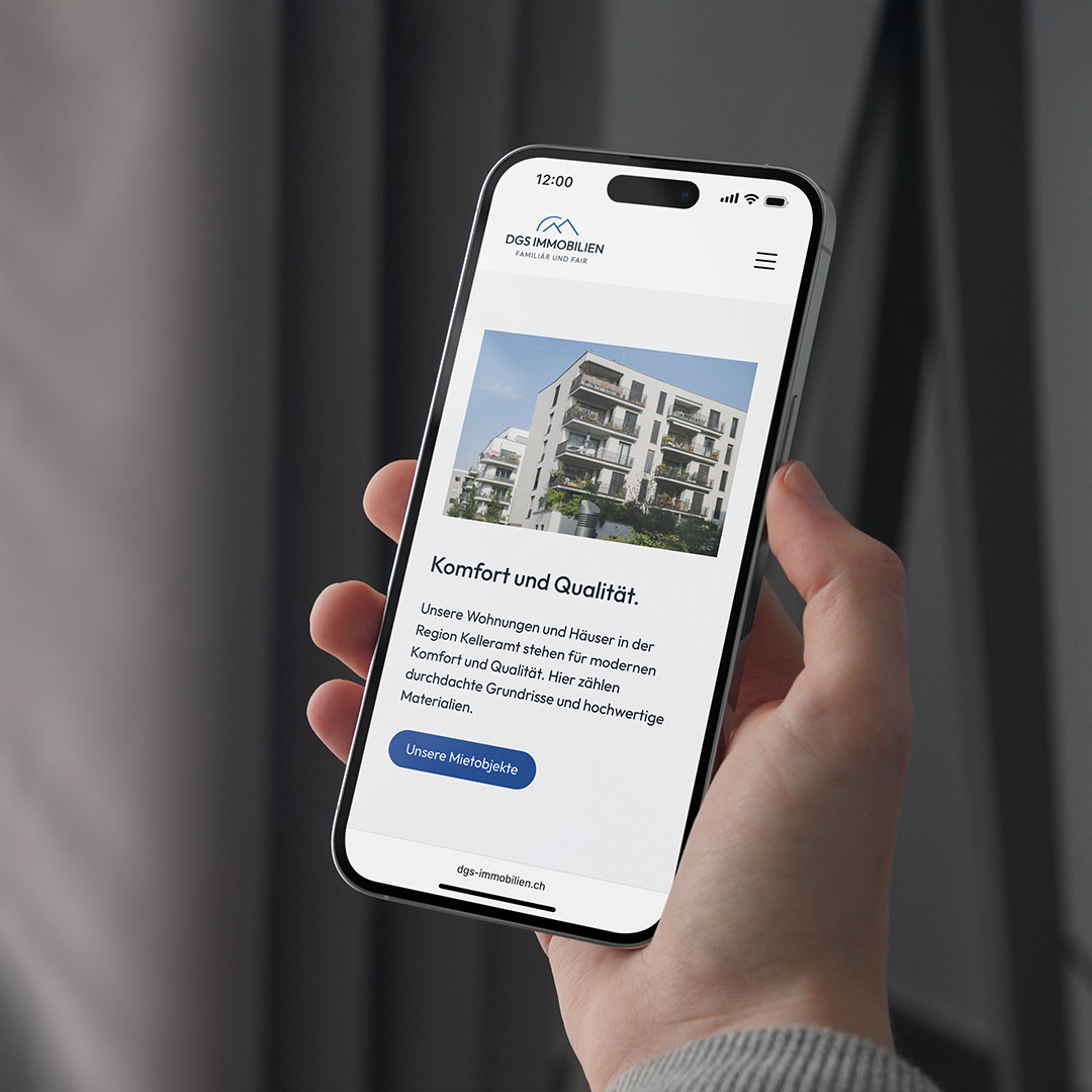 Corporate Website für eine Immobilien-Firma