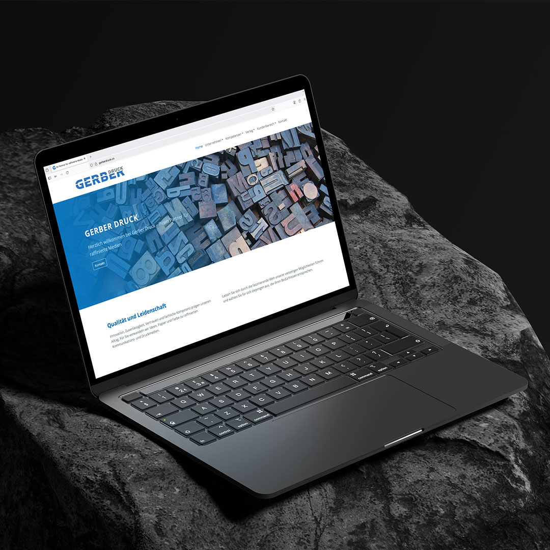 Corporate Website für eine Druckerei