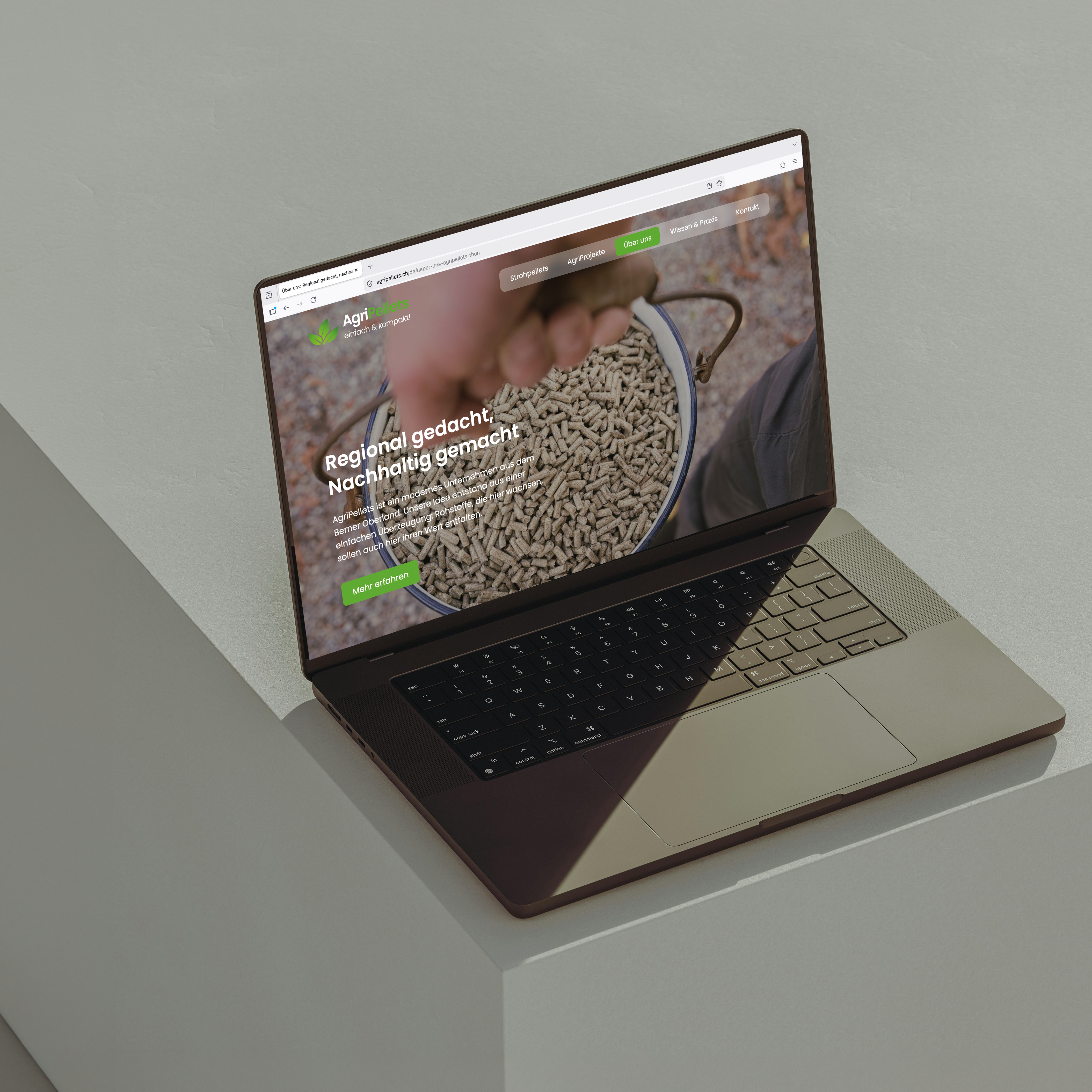 AgriPellets GmbH – Eine Website für natürliche Einstreulösungen | Projekt der Webagentur aus Thun & Bern