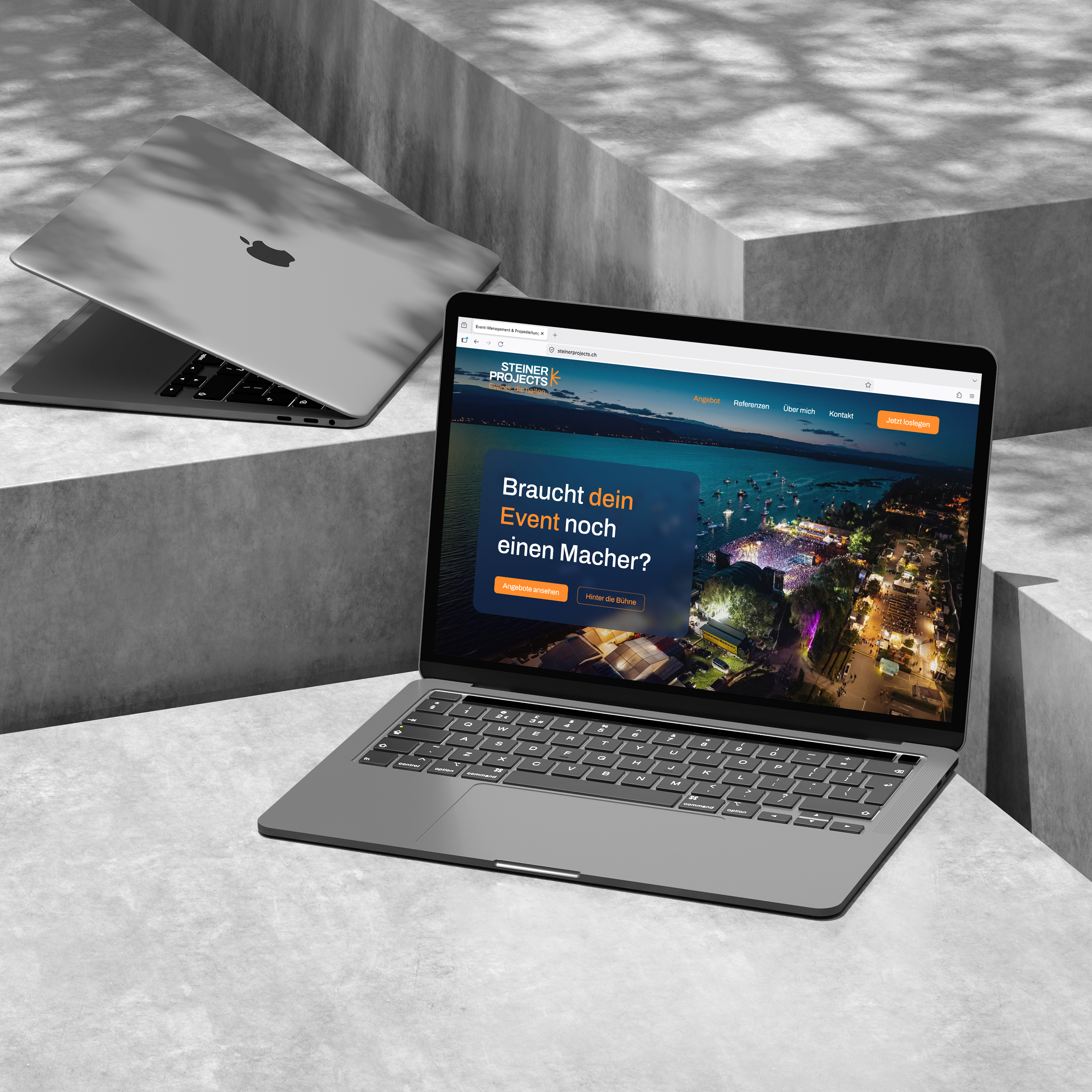 Branding und Website für Steiner Projects