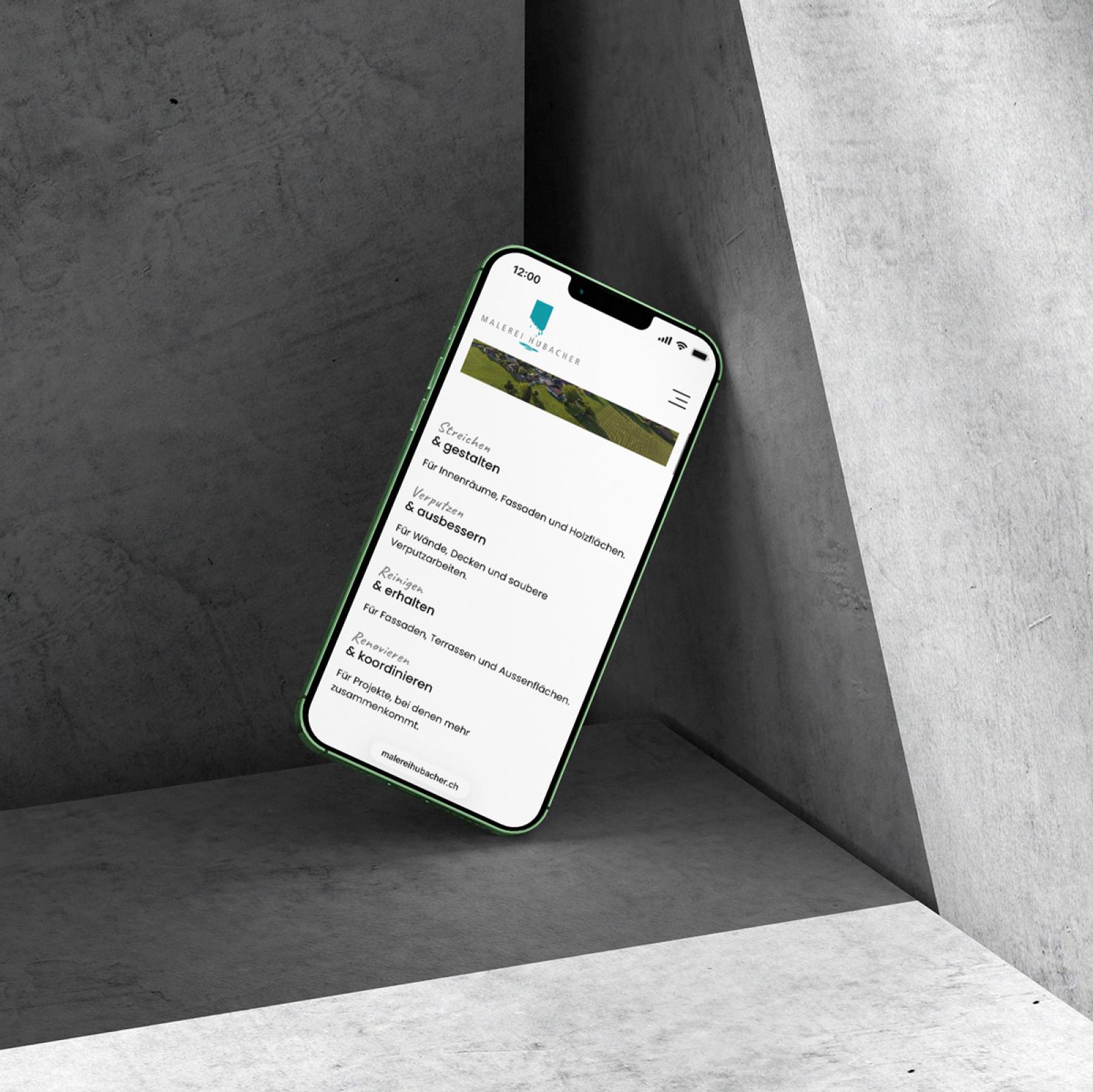 Redesign Website für einen Malerbetrieb in Thun