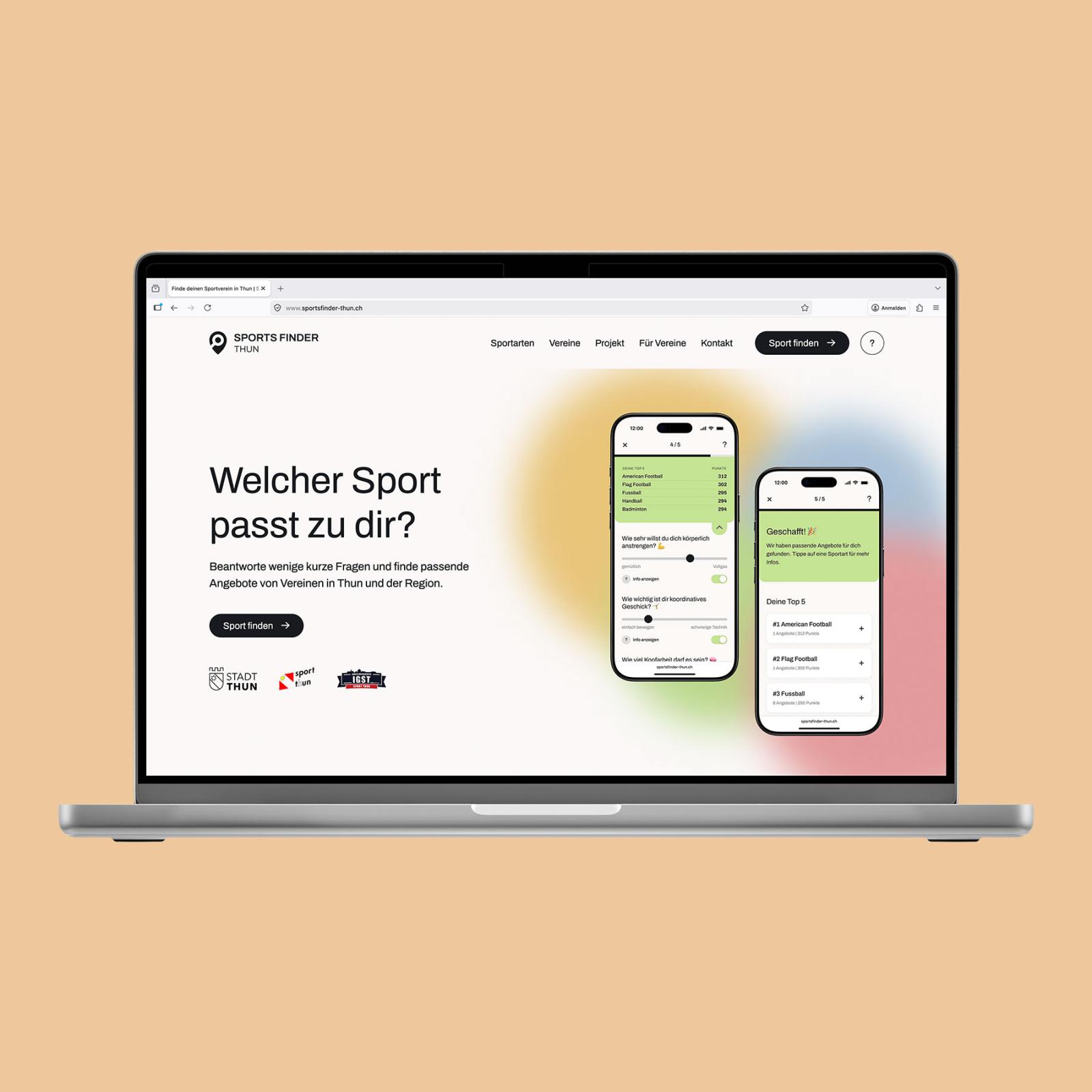 Sportarten und Vereine in Thun digital entdecken