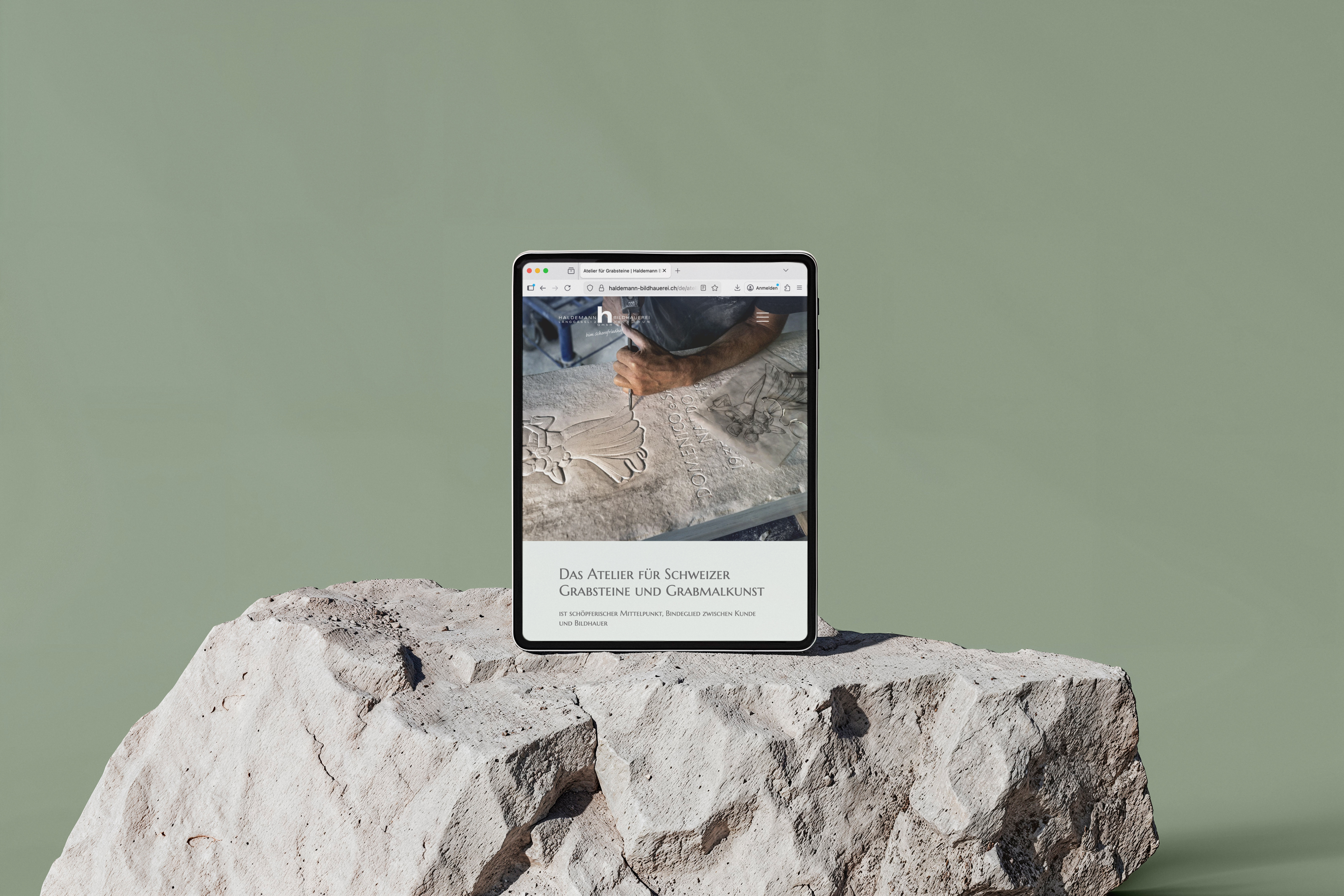 Haldemann Bildhauerei Thun GmbH – Mehr Sichtbarkeit für Grabmale und Bildhauerei | Projekt der Webagentur aus Thun & Bern