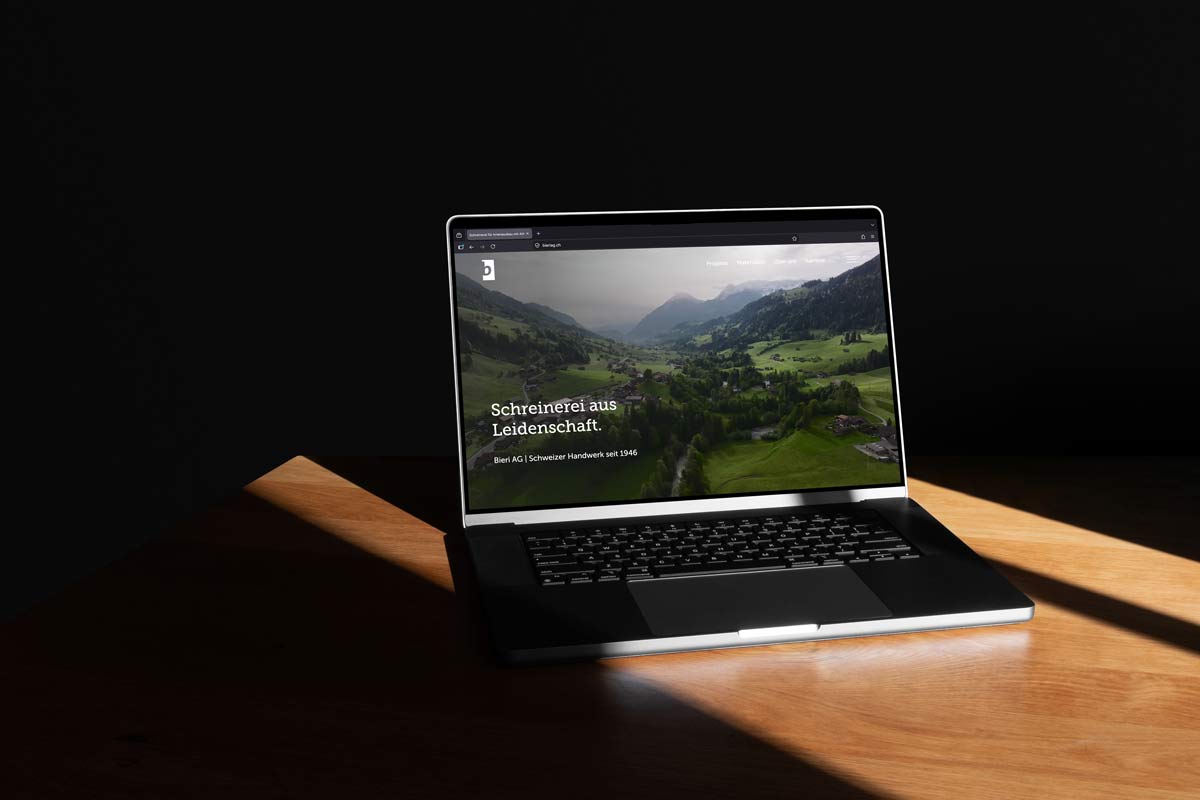 Bieri AG – Neue Website für eine Schreinerei mit Altholz-Spezialisierung | Projekt der Webagentur aus Thun & Bern