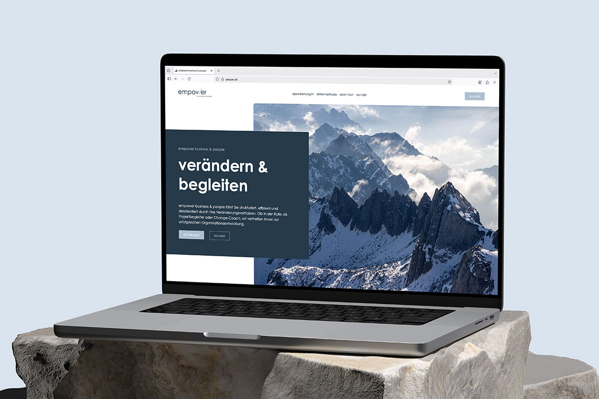 Empower Business & People – USP Entwicklung für Unternehmensberatung | Projekt der Webagentur aus Thun & Bern