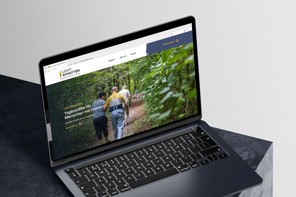Licht-Schatten GmbH – Digitaler Auftritt für eine Tagestätte | Projekt der Webagentur aus Thun & Bern